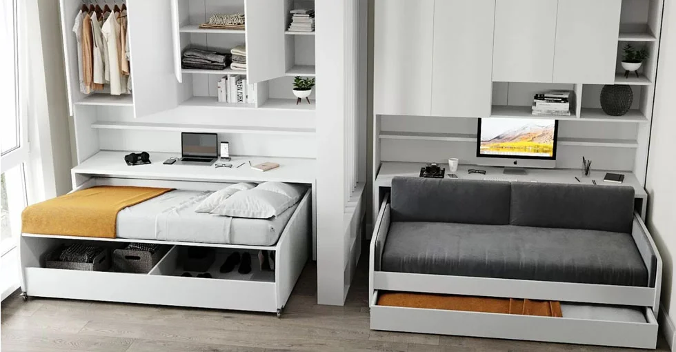 Çok Fonksiyonlu Mobilyalar: Yatak Olan Kanepe, Masa Olan Konsol