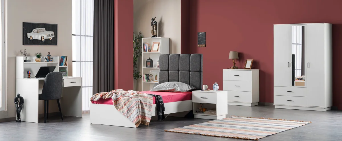 Seta Genç Odası (Beyaz)